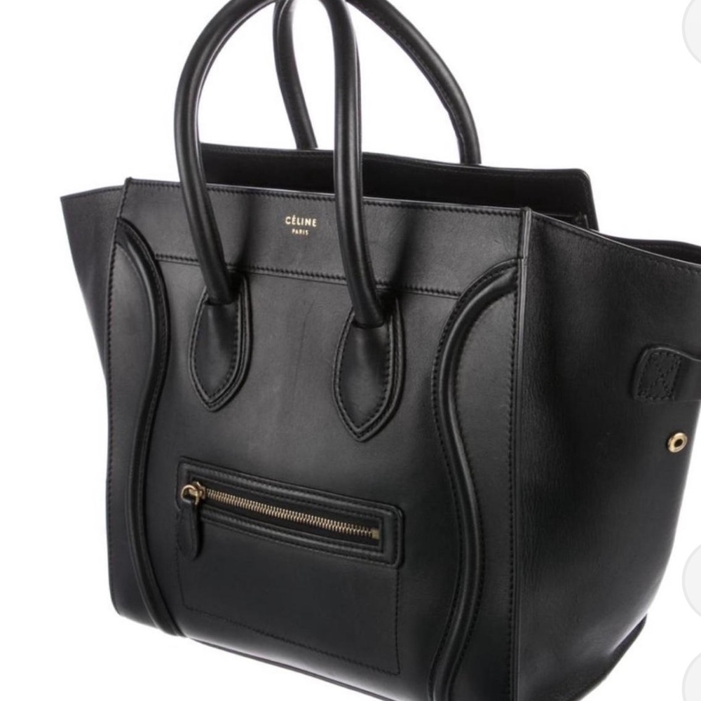 Celine bag luggage bag inside has authenticity serial number
